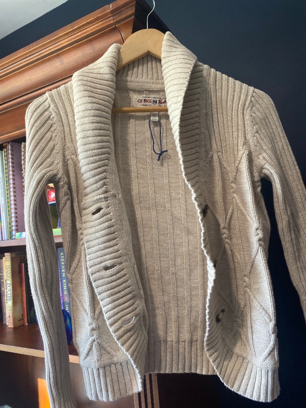 G.H. Bass Heritage Limited Edition cable-knit cardigan